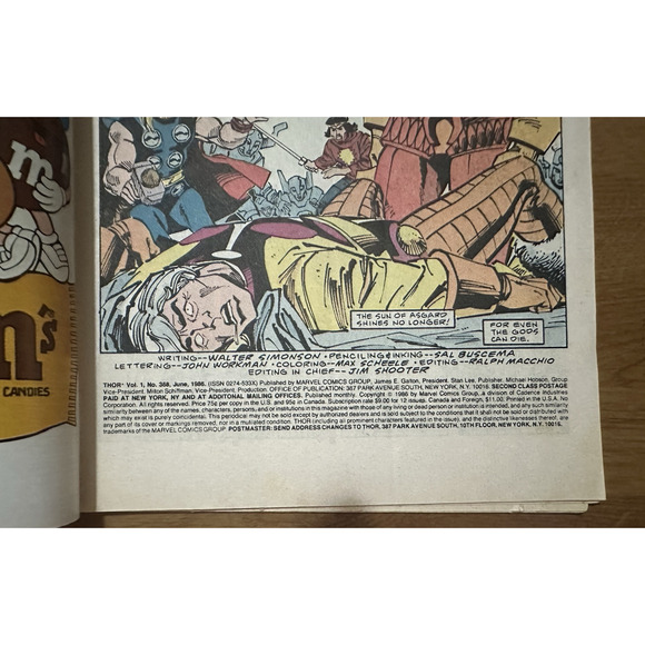 Marvel Comics, The Mighty THOR, #344, #364, & # 368 / 1980s Good VINTAGE - Picture 4 of 13